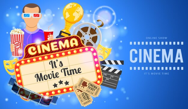 Collage representing various movie genres like action, comedy, sci-fi, horror